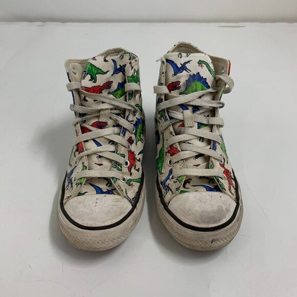 Converse Chuck Taylor Kids All Star Hi T-Rex Stegosaurus Dino Sneaker Size 3 - Picture 10 of 15
